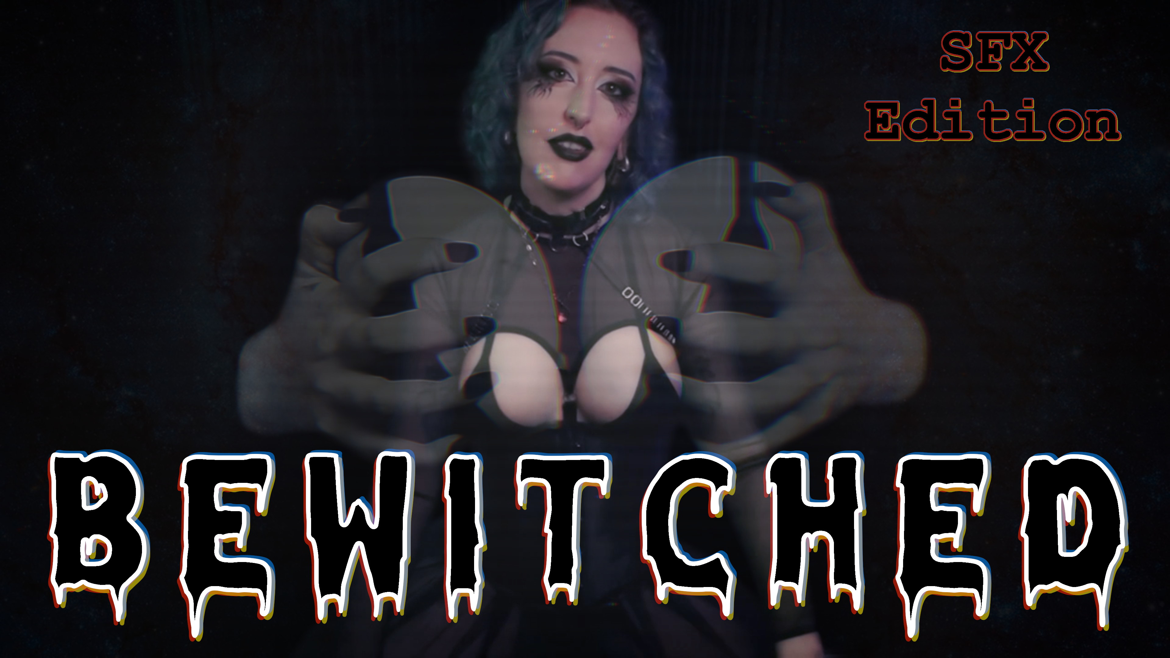 Cover photo for Miss Faith Rae's Halloween mesmerizing femdom addiction and Goddess worship clip, BEWITCHED. Featuring: Spooky SFX, Special Effects, Video Effects, Audio Effects. Femdom Addiction, Femdom Obsession, Femdom Goddess Worship, Femdom Magic, Femdom Mindfuck, Femdom Mind Control, Femdom Mental Domination, Femdom Psychological Domination, Mesmerizing Femdom, Entrancement, Mind Melt, Mind Wipe, Mind Fuck, Mental Programming, Brain Reprogramming, Psychological Control, Indoctrination, Slave Induction, Sub Induction. JOI Jerk Off Instructions, Jerk Off Encouragement, Masturbation Instructions, Masturbation Encouragement, Masturbation Control, Cock Control, Orgasm Control, Cum Control, Cum Countdown. Magic Spell, Witch Spell, Femdom Witch Curse, Witch Magic, Dark Witch, Goth Witch. Halloween, spooky season, dark magic, hot witch, sexy witch, powerful witch, magic witch, dark magic, goth makeup, goth girl, hot goth girl, black makeup, pale makeup, black lipstick. Female Domination, Femdom POV, Femdom Fetish, Domination Kink, Domination POV, Dirty Talk, Dominant Woman, Femdomme, Domme, Dominatrix, Men Following Orders, Alt Girl, Alternative Girl, Tattooed Woman, Inked Babe, Colored Hair, Coloured Hair, Dyed Hair, Pale Girl, Brat Girl, Arrogant Woman, Role Play, Solo Female, Kink, Powerful Woman, Female Supremacy, and more…